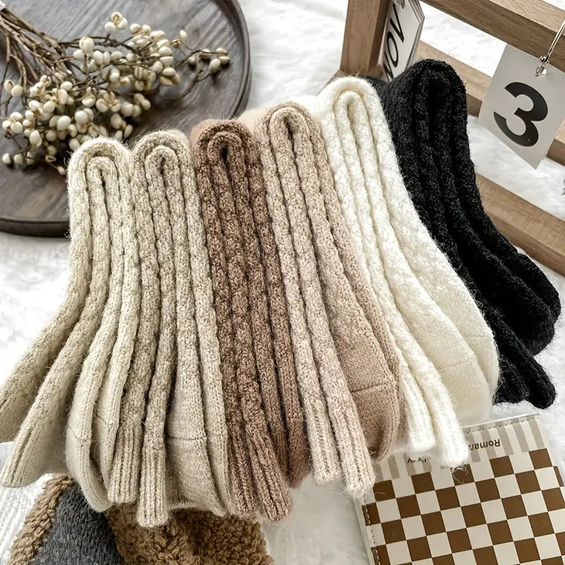 6 Paires de Chaussettes Douces Losange