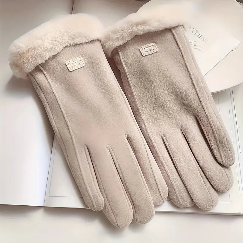 Gants d'Hiver Doublés en Polaire Confortables