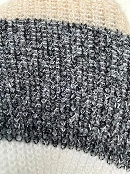 Robe en Tricot Manche Lanterne