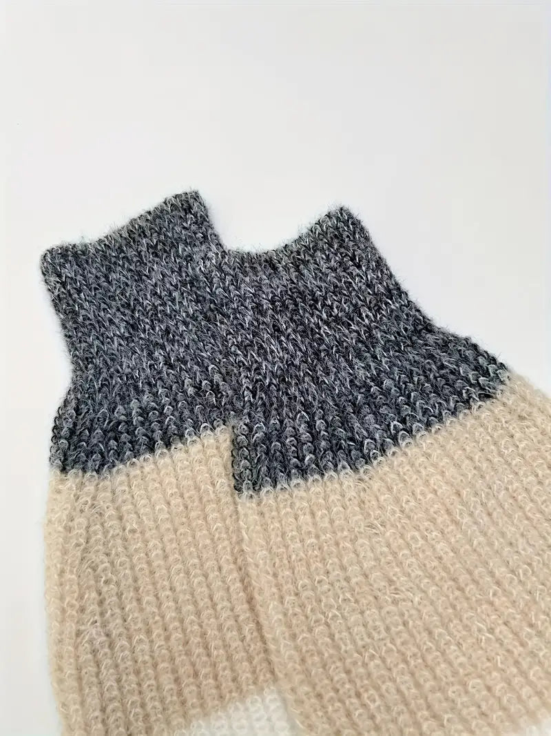 Robe en Tricot Manche Lanterne