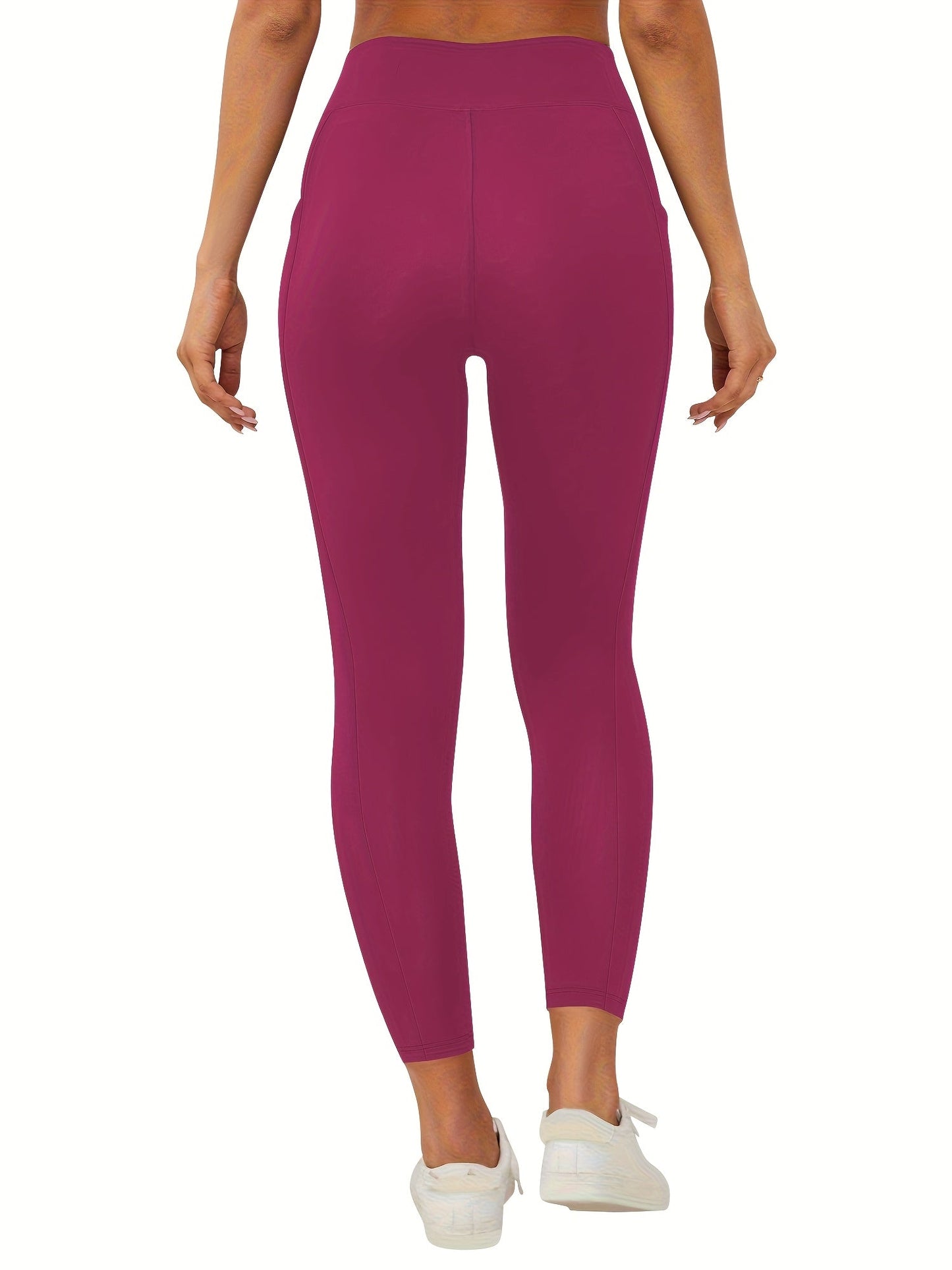 Legging polaire femme taille haute avec poche – doublé chaud hiver