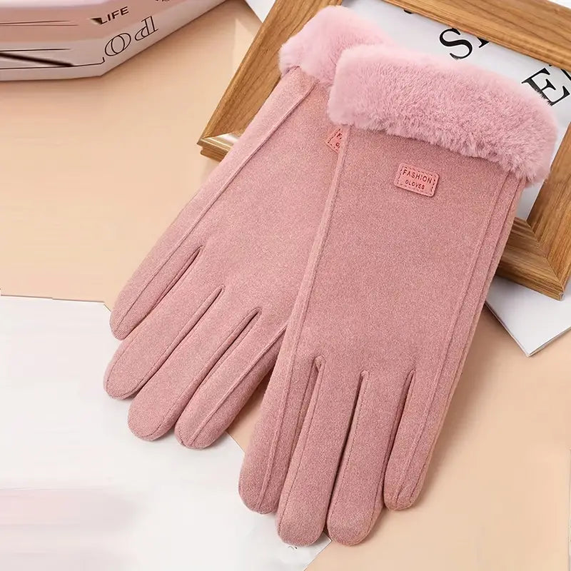 Gants d'Hiver Doublés en Polaire Confortables