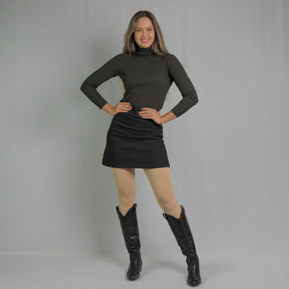 COLLANT POLAIRE TRANSPARENT BEIGE