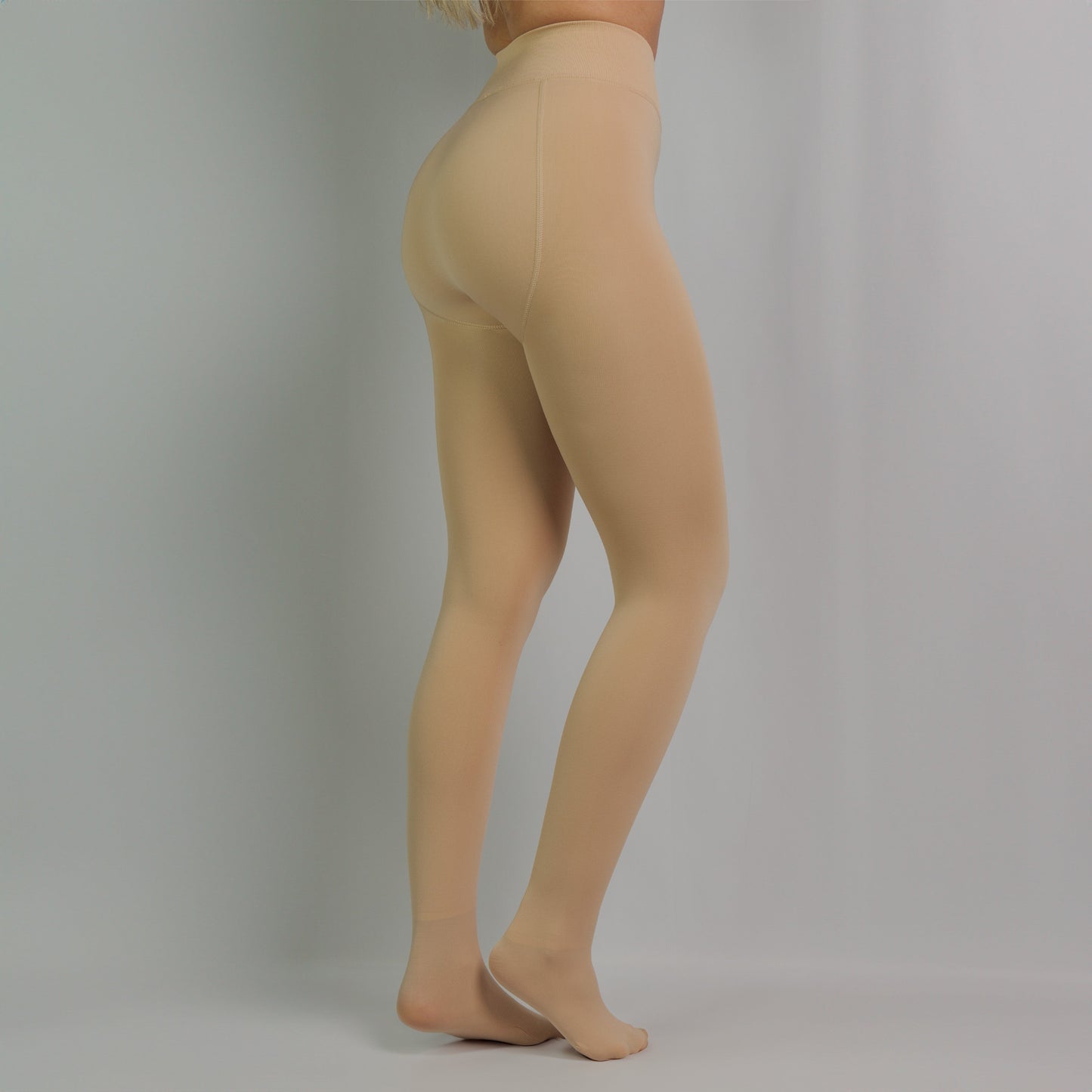 COLLANT POLAIRE TRANSPARENT BEIGE