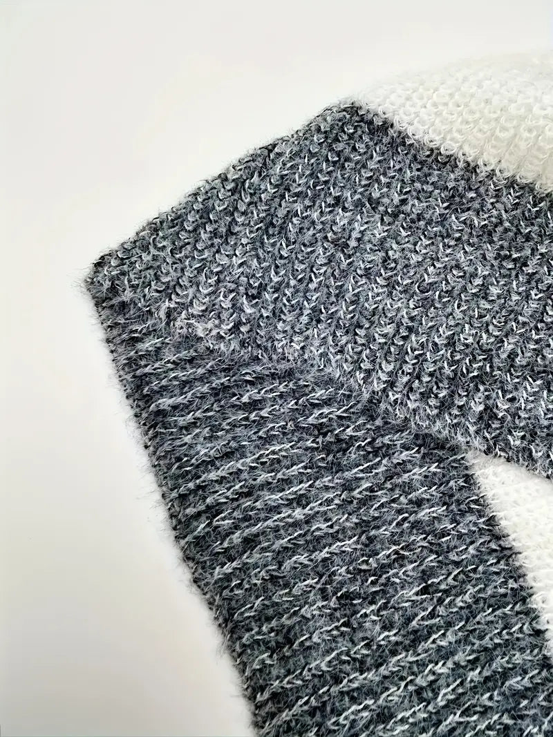 Robe en Tricot Manche Lanterne