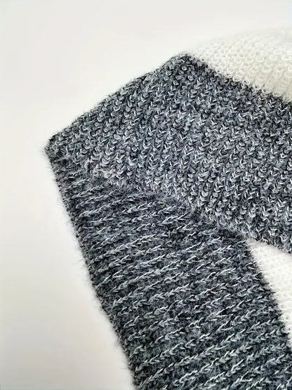 Robe en Tricot Manche Lanterne