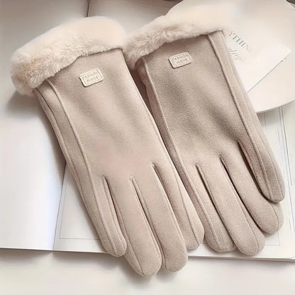 Gants d'Hiver Doublés en Polaire Confortables